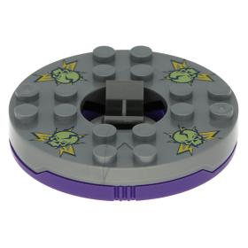 Forgótányér 6 x 6 (Ninjago Spinner) - mintás/matricás™