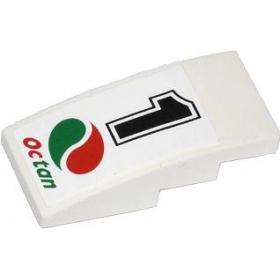 Lejtő, íves 4 x 2 - mintás/matricás™