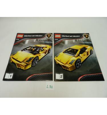 Lego Racers 8169 - CSAK ÖSSZERAKÁSI ÚTMUTATÓ!!!
