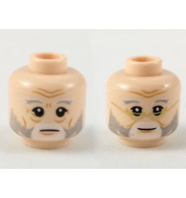 Minifigura fej (kétoldalas)