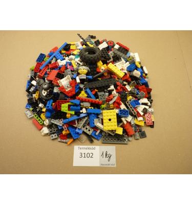 1 kg ömlesztett, vegyes használt, előfordulhat: karcos, elszíneződött, sérült alkatrész (3102)