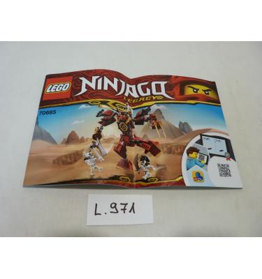 Lego Ninjago 70665 - CSAK ÖSSZERAKÁSI ÚTMUTATÓ!