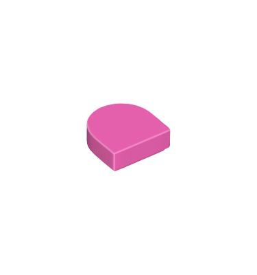 1 x 1 csempe elem, félkör