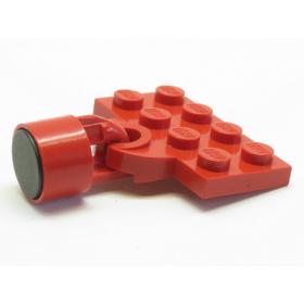 Módosított lapos elem 2 x 4 vonatcsatlakozóval / mágnescsatlakozóval™