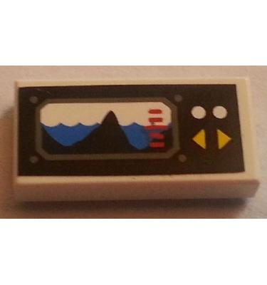 Csempe 1 x 2 - mintás/matricás