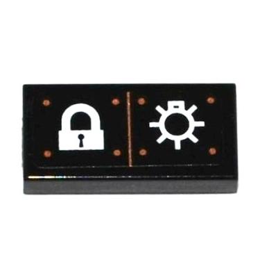 Csempe 1 x 2 - mintás/matricás