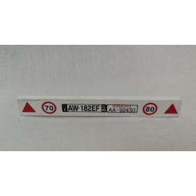 Csempe 1 x 8 - mintás/matricás™