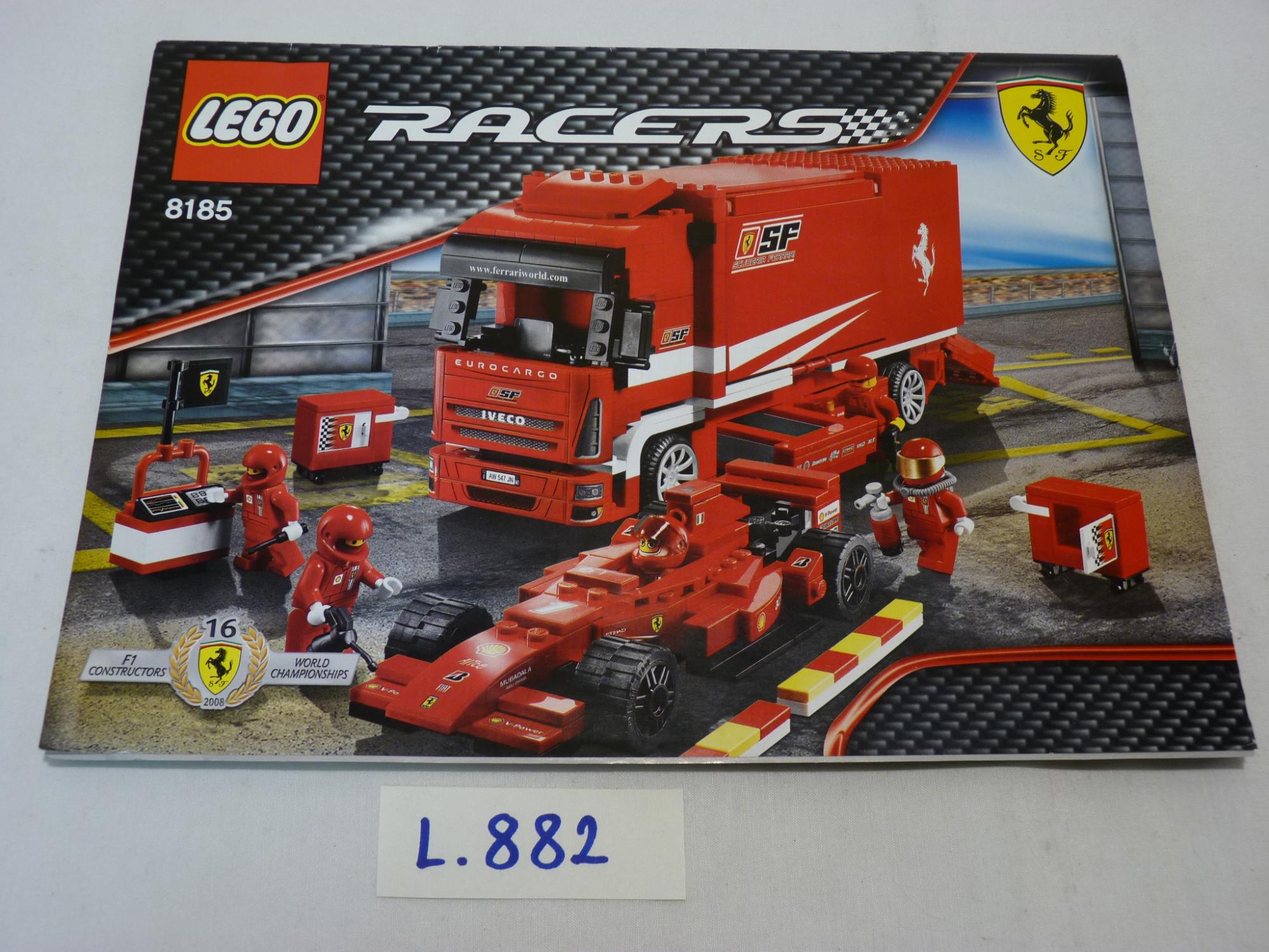 Lego Racers 8185 CSAK OSSZERAKASI UTMUTATO Kockafalu