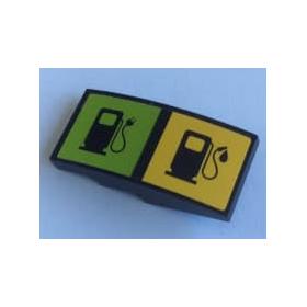 Lejtő, íves 4 x 2 - mintás/matricás™