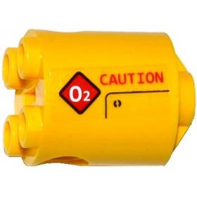 2 x 2 x 2 henger alakú elem - mintás/matricás™