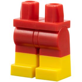 Minifigura láb - mintás/matricás™