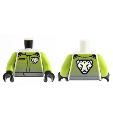 Figura felsőtest kezekkel - mintás/matricás