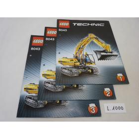 Lego Technic 8043 - CSAK ÖSSZERAKÁSI ÚTMUTATÓ!™