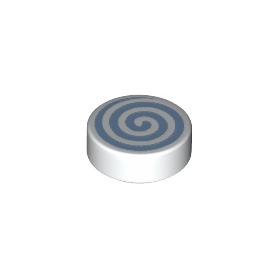 1 x 1 kerek csempe elem - mintás/matricás™