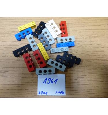 Technic elem 1x4 oldalán 3 lyukkal 3701 - 20 db
