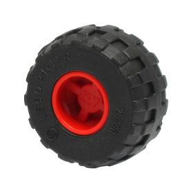 Kerék 11mm D. x 12mm, fekete  24 x 12 R gumiabronccsal™