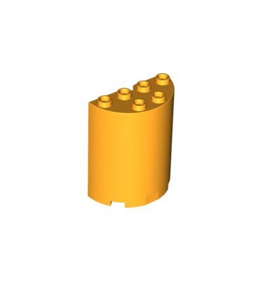 Félhenger 2 x 4 x 4