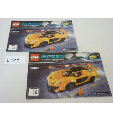 Lego Speed Champions 75909 - CSAK ÖSSZERAKÁSI ÚTMUTATÓ!
