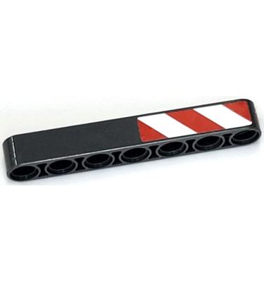 Technic emelőkar 1 x 7 - mintás/matricás