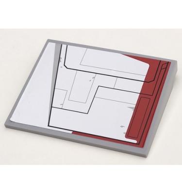 Lejtő 6 x 8 (10°) - mintás/matricás