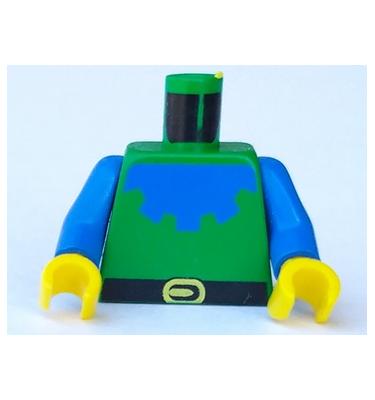 Figura felsőtest kezekkel - mintás/matricás