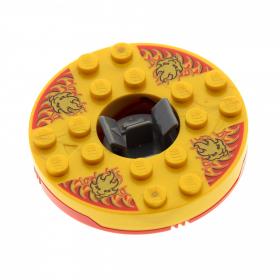 Forgótányér 6 x 6 (Ninjago Spinner) - mintás/matricás™