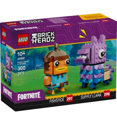 Supply Llama és Fishstick figurák