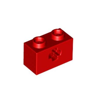 Technic kocka 1 x 2, tengelylyukkal