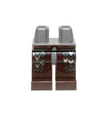 Minifigura csípő és lábak - mintás/matricás