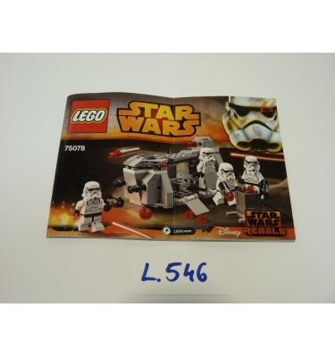 Lego Star Wars 75078 - CSAK ÖSSZERAKÁSI ÚTMUTATÓ!