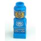 Microfig Lava Dragon Knight Blue