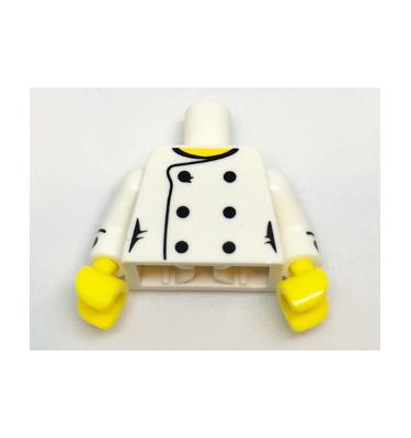 Figura felsőtest kezekkel - mintás/matricás