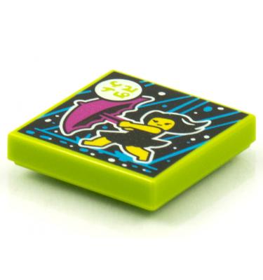 Csempe 2 x 2 - mintás/matricás