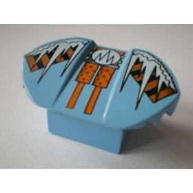 Autós elem 2 x 2 - mintás/matricás™