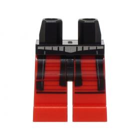 Minifigura csípő és piros lábak - mintás/matricás™