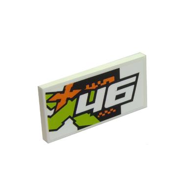 Csempe 2 x 4 - mintás/matricás