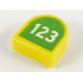 1 x 1 csempe elem, félkör - mintás/matricás