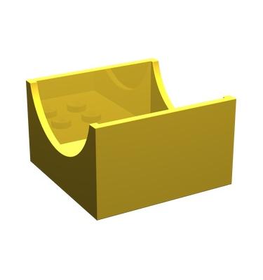 Tároló alsó rész 4 x 4 x 2