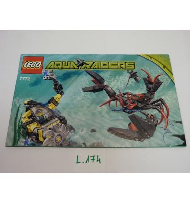 Lego Aqua Raiders 7772 CSAK OSSZERAKASI UTMUTATO Kockafalu