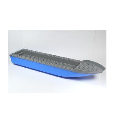 Csónak, hajótest 51 x 12 x 6, sötétkékszürke felső résszel