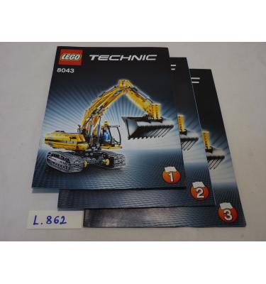 Lego Technic 8043 - CSAK ÖSSZERAKÁSI ÚTMUTATÓ!
