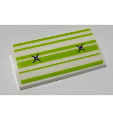 Lejtő, íves 2 x 4 x 2/3 - mintás/matricás