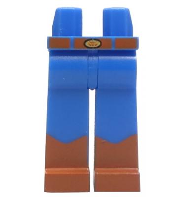 Minifigura hosszú lábak - mintás/matricás