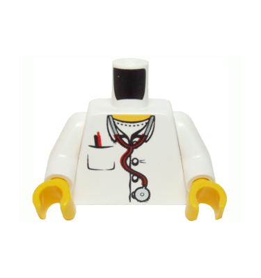 Figura felsőtest kezekkel - mintás/matricás