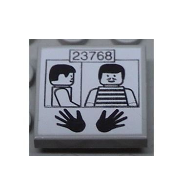 Csempe 2 x 2 - mintás/matricás