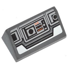 Lejtő 30° 1 x 2 x 2/3 - mintás/matricás™