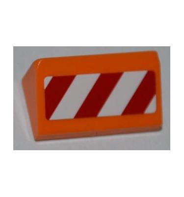 Lejtő 30° 1 x 2 x 2/3 - mintás/matricás