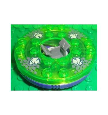 Forgóasztal 6 x 6 x 1 1/3 - mintás/matricás