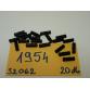 Fekete,technic tengely 2 pin,32062,4109810 - 20 db