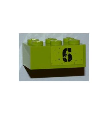Kocka 2 x 3 - mintás/matricás